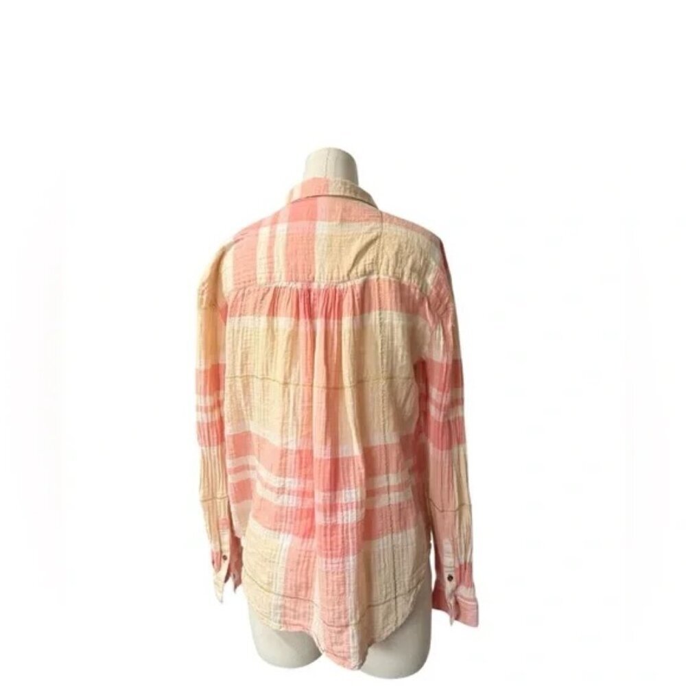 Anthropologie Holding Horse Gailen button down shirt size 0 - Picture 5 of 7